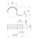OBO Bettermann Collier de fixation galvanisé vz 604 9 G