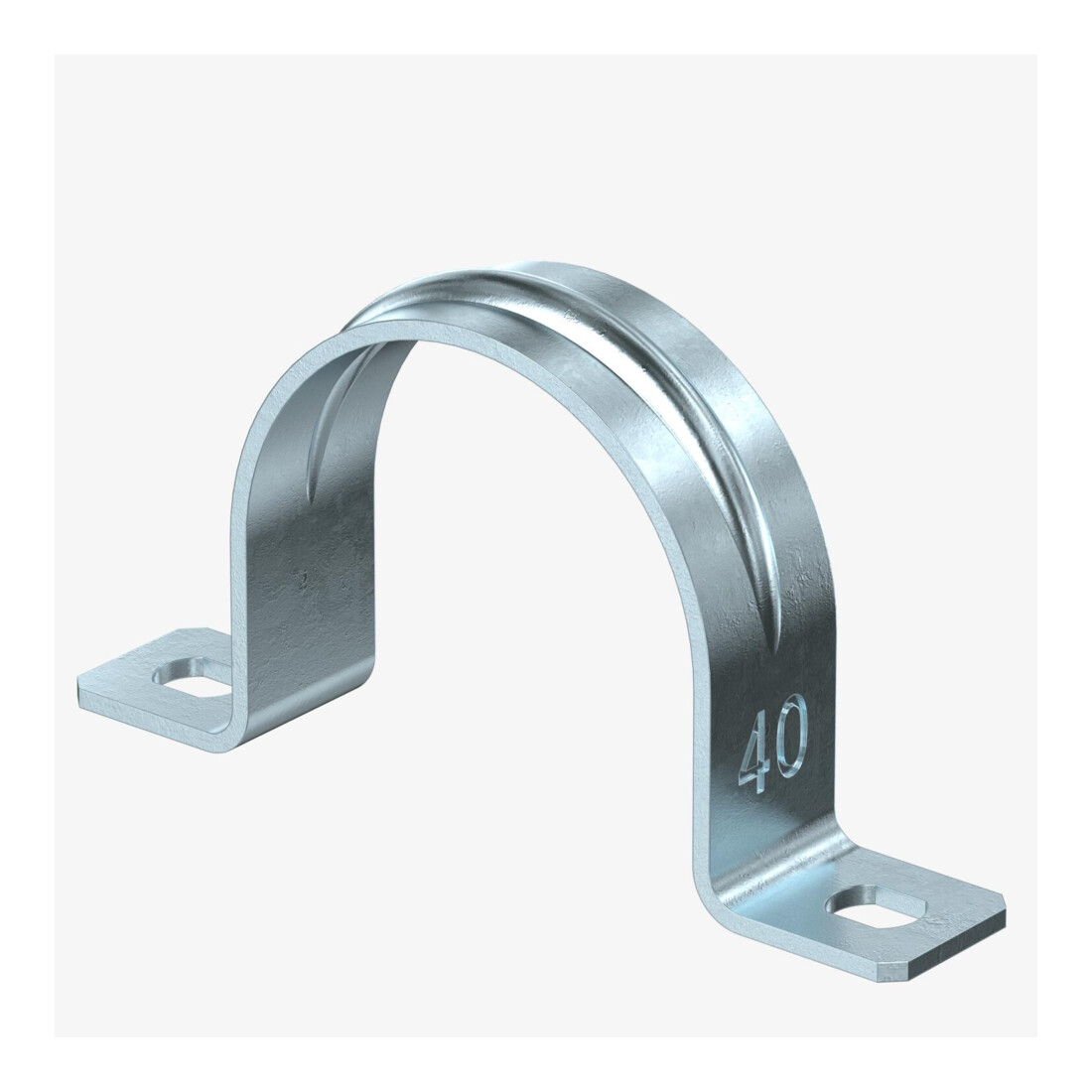 OBO Bettermann Collier de fixation galvanisé vz 605 40 G
