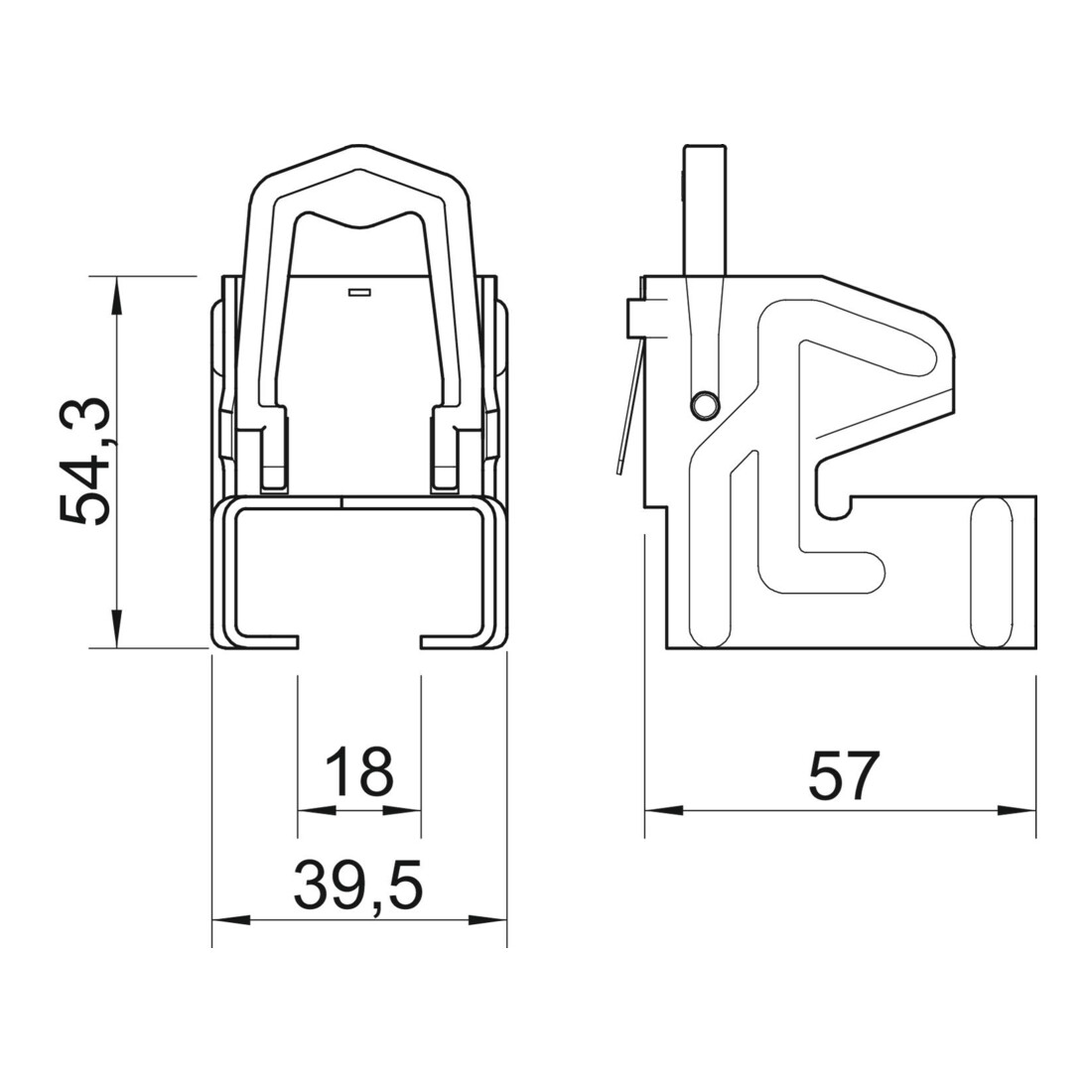 OBO Bettermann Collier de fixation Vertr 5-11mm 328 1