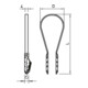 OBO Bettermann Collier de serrage BKS 8-28 mm 1973 8-28 LGR