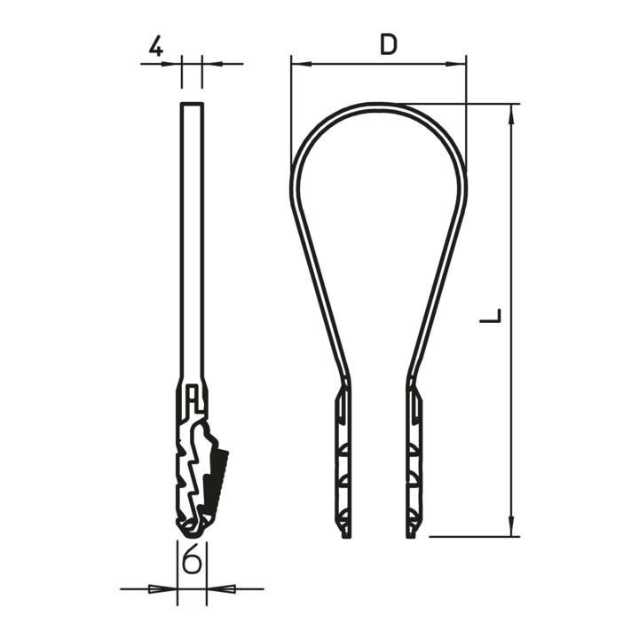 OBO Bettermann Collier de serrage BKS 8-28 mm 1973 8-28 LGR