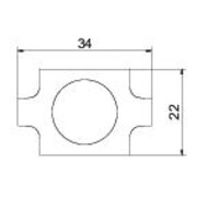 OBO Bettermann Collier de serrage GKS 34 FT-4