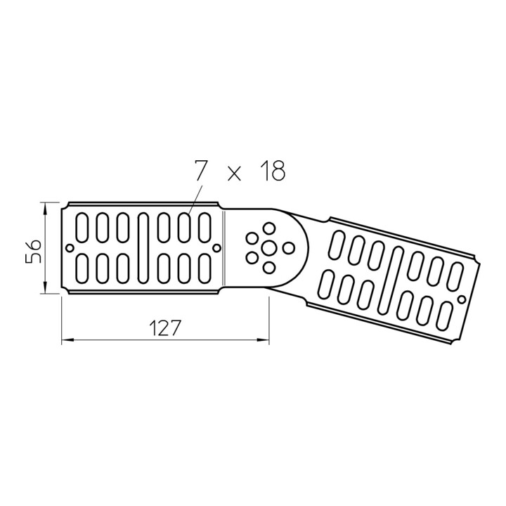 OBO Bettermann Connecteur articulé SH 60 mm RGV 60 FT