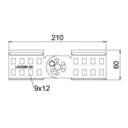 OBO Bettermann Connecteur articulé Vertr pour échelle à câble LGVG 60 FS-5