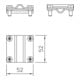 OBO Bettermann Connecteur croisé Vertr 8-10x8-10, vz 251 8-10