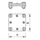 OBO Bettermann Connecteur croisé vz 256 DIN 30 FT