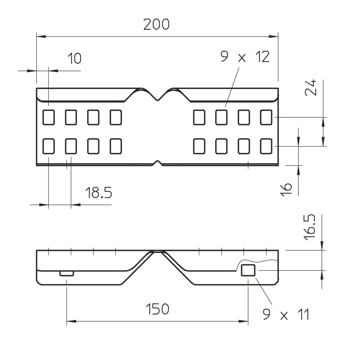 OBO Bettermann Connecteur d’angle pour échelle à câbles LWVG 60 FS