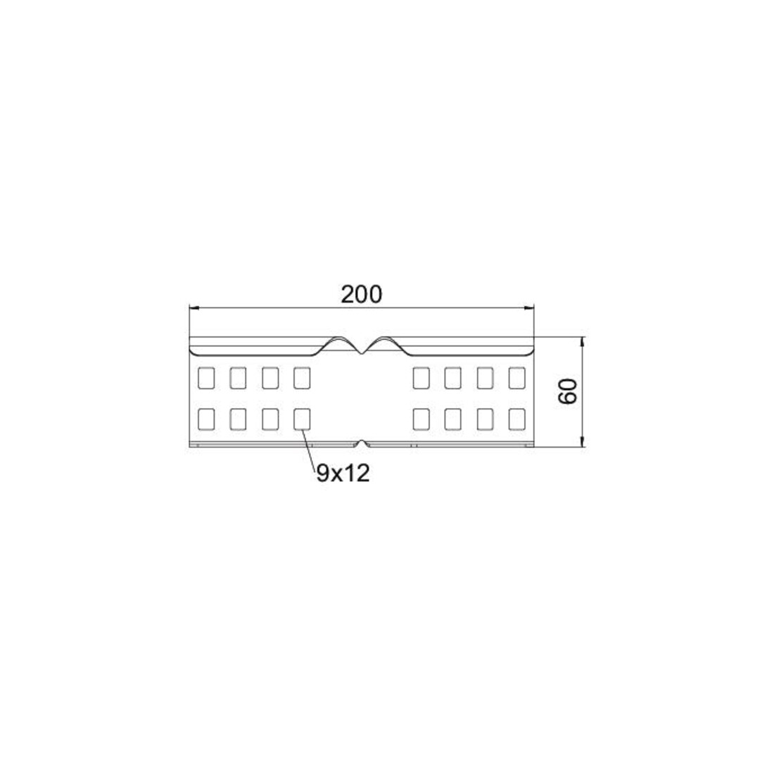 OBO Bettermann Connecteur d’angle pour échelle à câbles LWVG 60 FS
