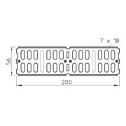 OBO Bettermann Connecteur de jonction pour goulotte câble 200 mm pour 60 mm RWVL 60 FT-4