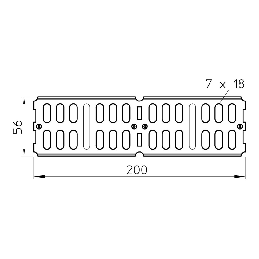 OBO Bettermann Connecteur de liaison pour goulotte câble 200 mm pour 60 mm RWVL 60 FS