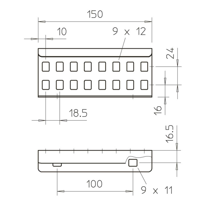 OBO Bettermann Connecteur longitudinal pour échelle à câbles LVG 60 FS