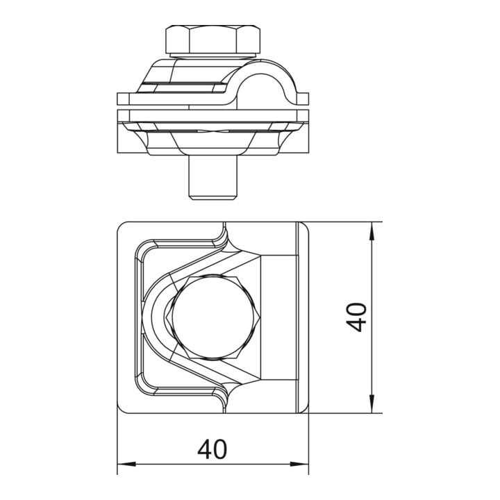 OBO Bettermann Connecteur rapide Vario galvanisé à chaud 249 8-10 pcs
