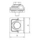 OBO Bettermann Connecteur rapide Vario inoxydable 249 8-10 VA