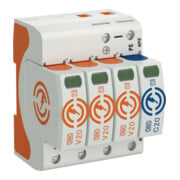 OBO Bettermann Contrôleur de surtension Vertr SurgeController V20 tripolaire avec NPE V20-3+NPE-280-1