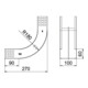 OBO Bettermann Coude vertical 90 degrés 60 × 100 mm RBV 610 S FS