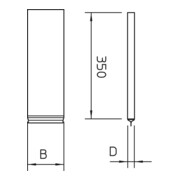 OBO Bettermann Coussins coupe-feu moyens 350×170×23 KBK-2-3