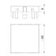 OBO Bettermann Couvercle aveugle Vertr ADP-B RW1