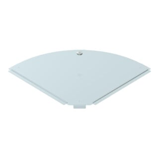 OBO Bettermann Couvercle coude 90 degrés B300 mm galvanisé à bande RBD 90 300 FS