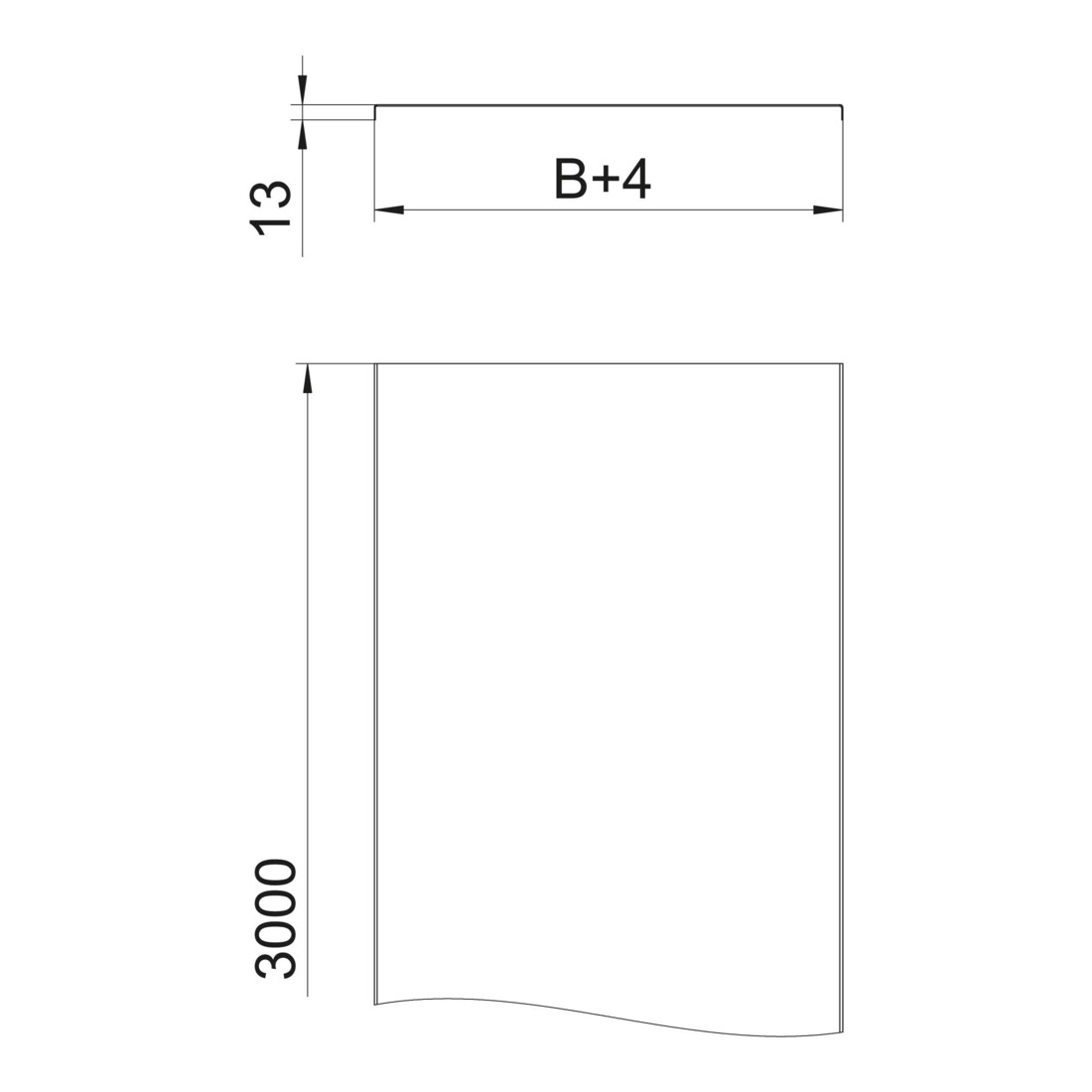 OBO Bettermann Couvercle de distribution non perforé DRLU 100 FS