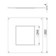 OBO Bettermann Couvercle de montage Vertr 250-2/3 pour GES9 DUG 250-3 9