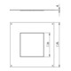 OBO Bettermann Couvercle de montage Vertr 250-2 pour GES4 DUG 250-3 4