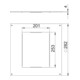 OBO Bettermann Couvercle de montage Vertr 250-2 pour GES6 DUG 250-3 6