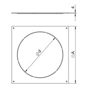 OBO Bettermann Couvercle de montage Vertr 350-2/3 pour R9 DUG 350-3-3
