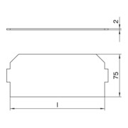 OBO Bettermann Couvercle de place libre LPA GB3-4