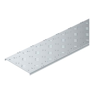 OBO Bettermann Couvercle en tôle striée pour goulotte de câble accessible DBKR 400 FS