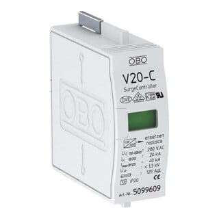 OBO Bettermann Couvercle supérieur pour parafoudre Modèle 220V V20-C 0-280