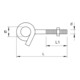 OBO Bettermann Crochet de plafond M6x70 948 TG6