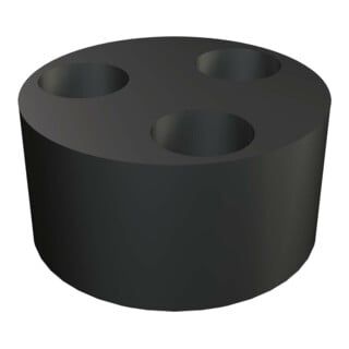 OBO Bettermann Dispositif de densité multiple noir 107 C VM 25 3x6