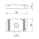 OBO Bettermann Écrou coulissant M10, pour profilé MS41SN M10 ZL