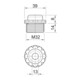 OBO Bettermann Einschraubnippel 90 M32 OF