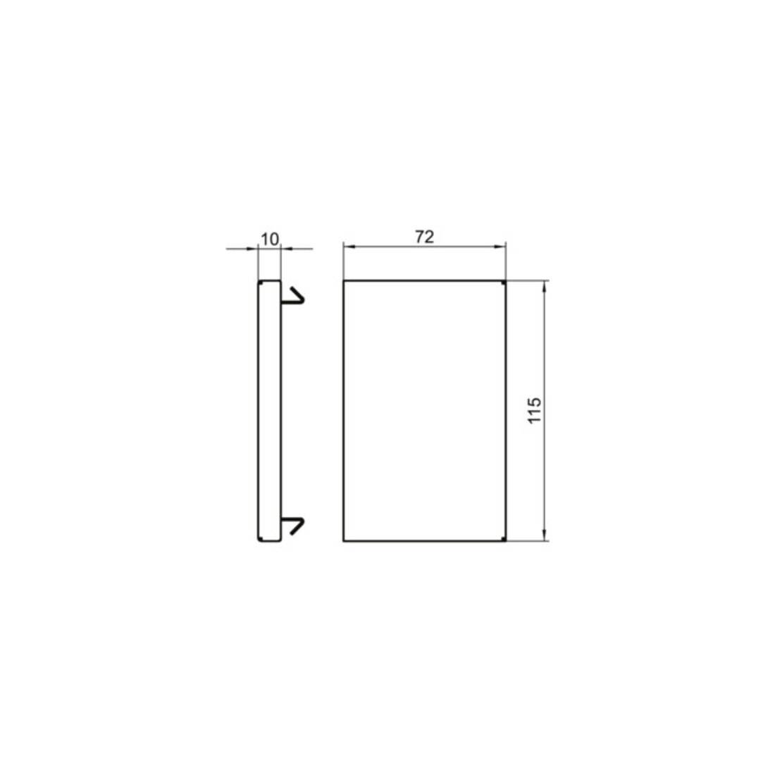 OBO Bettermann Embout de fin GS-E70110RW