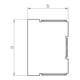 OBO Bettermann Embout de fin LKM E60100RW