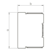 OBO Bettermann Embout de fin LKM E60100RW-3