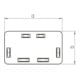 OBO Bettermann Embout de finition 60×110 mm WDKH-E60110RW