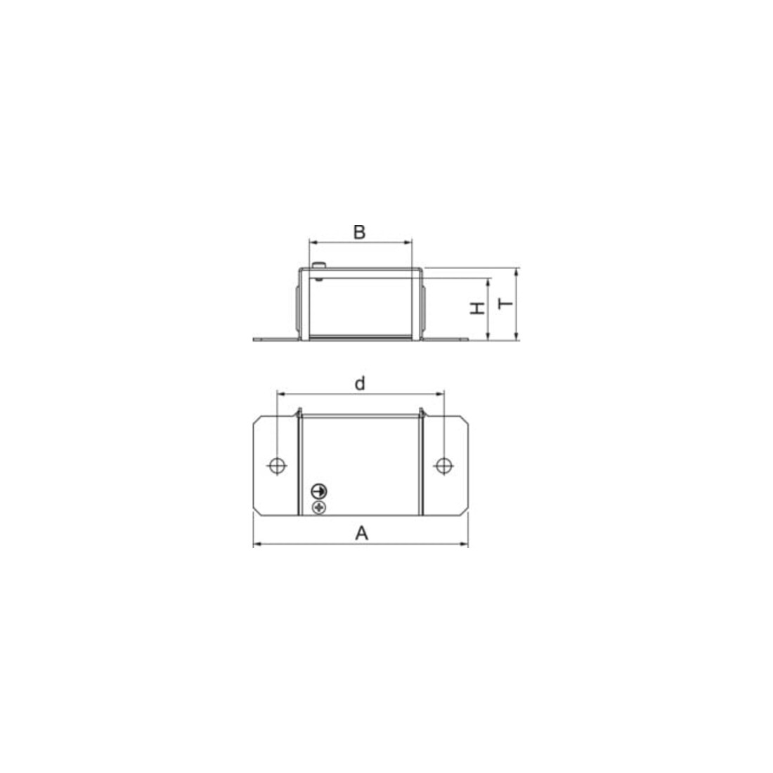 OBO Bettermann Embout de finition 70 × 110 mm BSKM-VK 0711