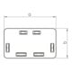 OBO Bettermann Embout de finition WDK HE15015RW