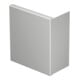 OBO Bettermann Embout de terminaison 80×170 mm PVC, rws, RAL9010 WDK HE80170RW