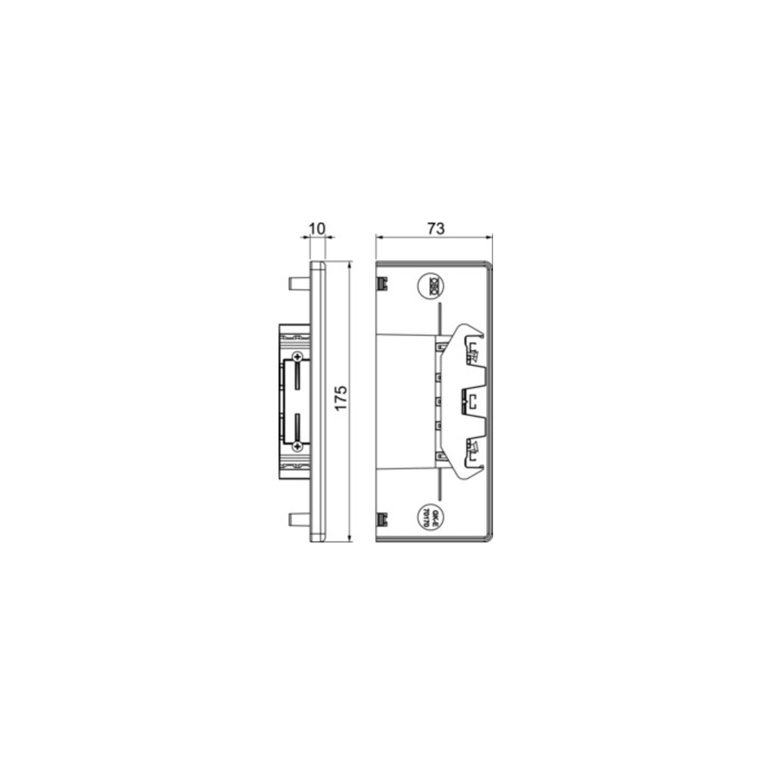 OBO Bettermann Embout de terminaison GK-E70170RW