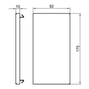 OBO Bettermann Embout de terminaison GS-E90170RW-4
