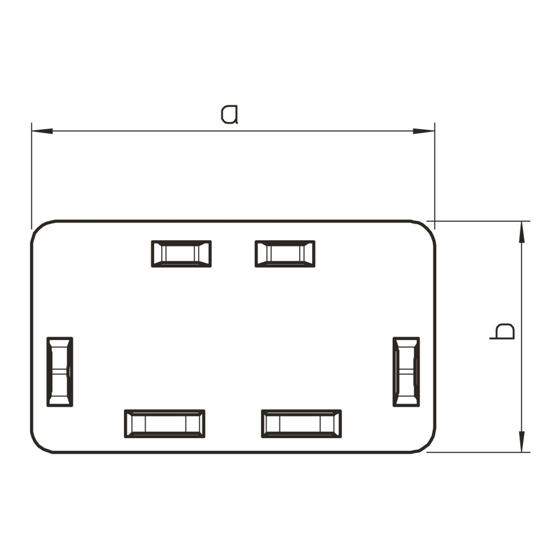 OBO Bettermann Embout final 60×210 mm WDK HE60210RW