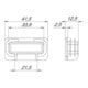 OBO Bettermann Endkappe MS4121 41 x 21mm PE