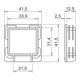 OBO Bettermann Endkappe MS4141 41x41mm EK