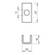 OBO Bettermann Entretoise de distribution 40 mm DS 4 FS