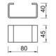 OBO Bettermann Entretoise de distribution 45 mm DSK 45 FT