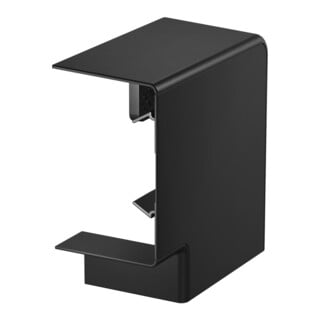 OBO Bettermann Équerre plate pièce de forme capot GK-FH70130SW 70 × 130 mm PC/ABS noir