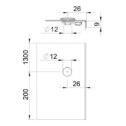 OBO Bettermann Fermeture à loquet tournant pour regard AZDR 100 FT-4